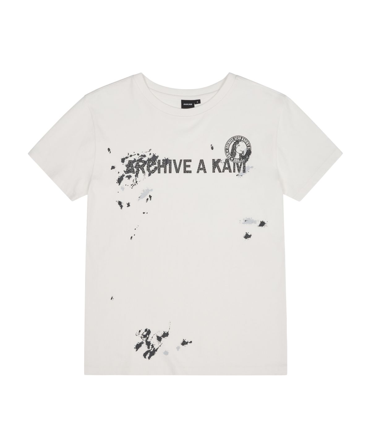 아캄(AAKAM) A Kam Painted Half Top (White)