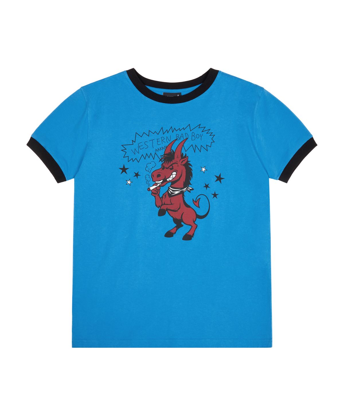 아캄(AAKAM) Bad Horse Ringer Top (Blue)