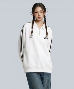 레거시 오버핏 트랙 카라반집업 맨투맨 2 Color [ANBM_8003]