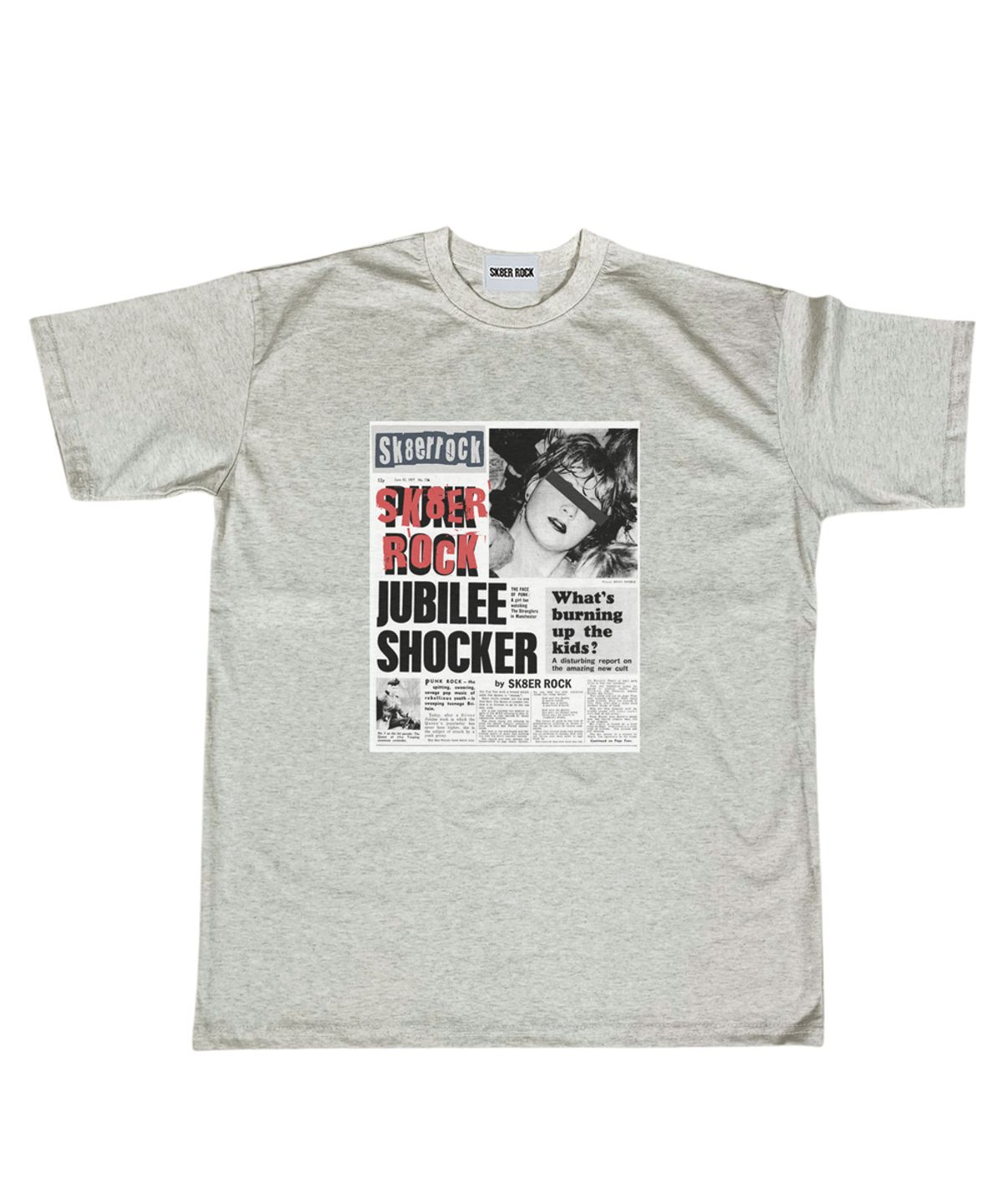 스케이터락(SK8ER ROCK) Burning Youth T-shirt ((oatmeal))