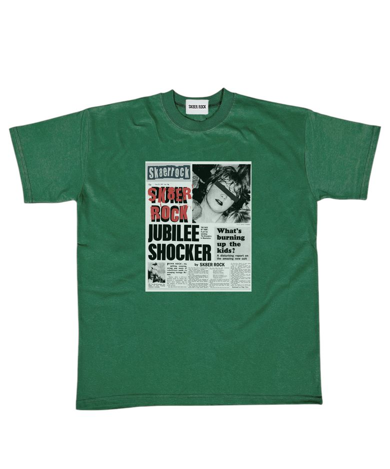 Burning Youth T-shirt ((green))
