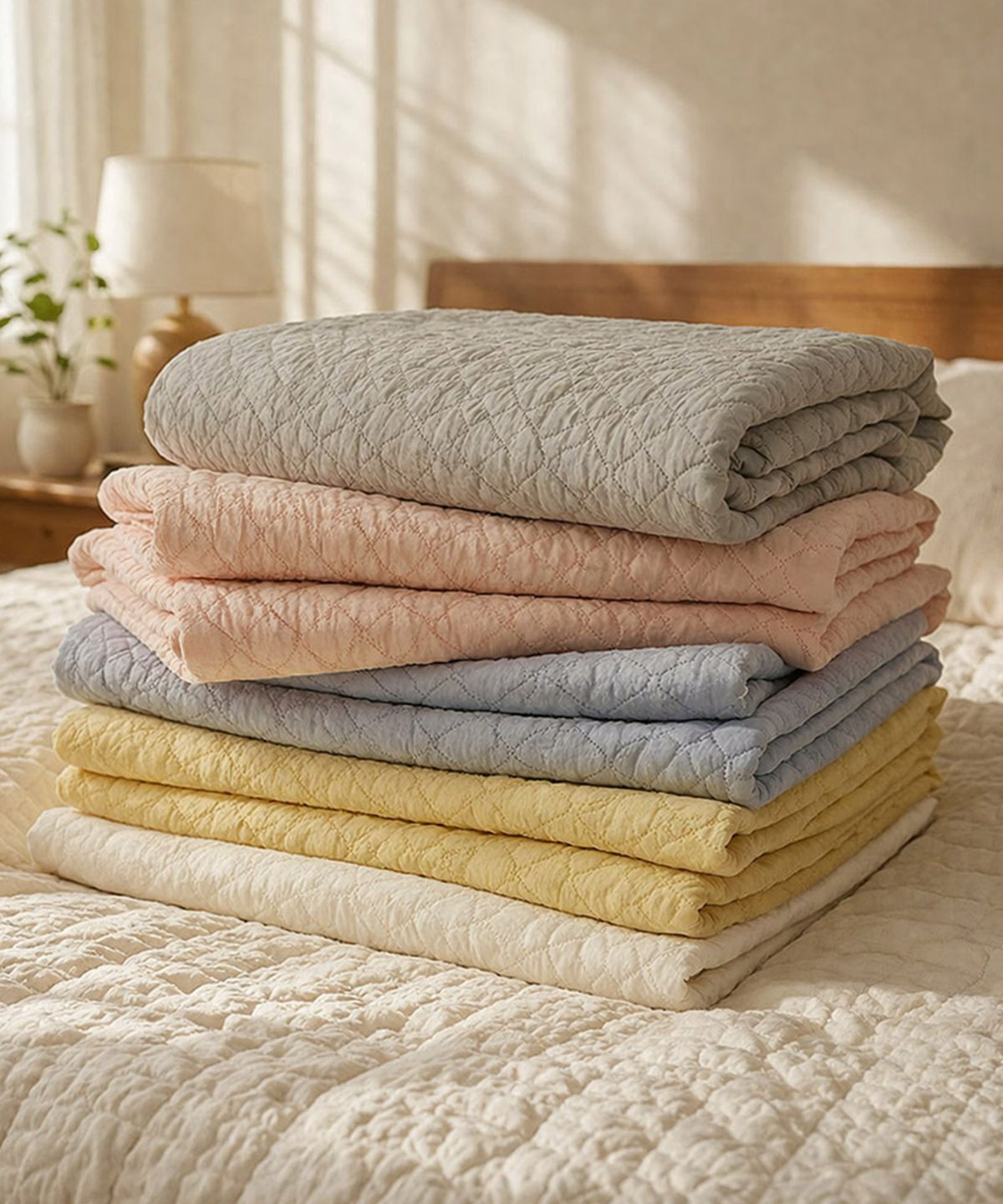 샤이닝홈(SHININGHOME) 샤르르 린아 80수 피그먼트 워싱 여름이불 겸 패드 2size 5컬러