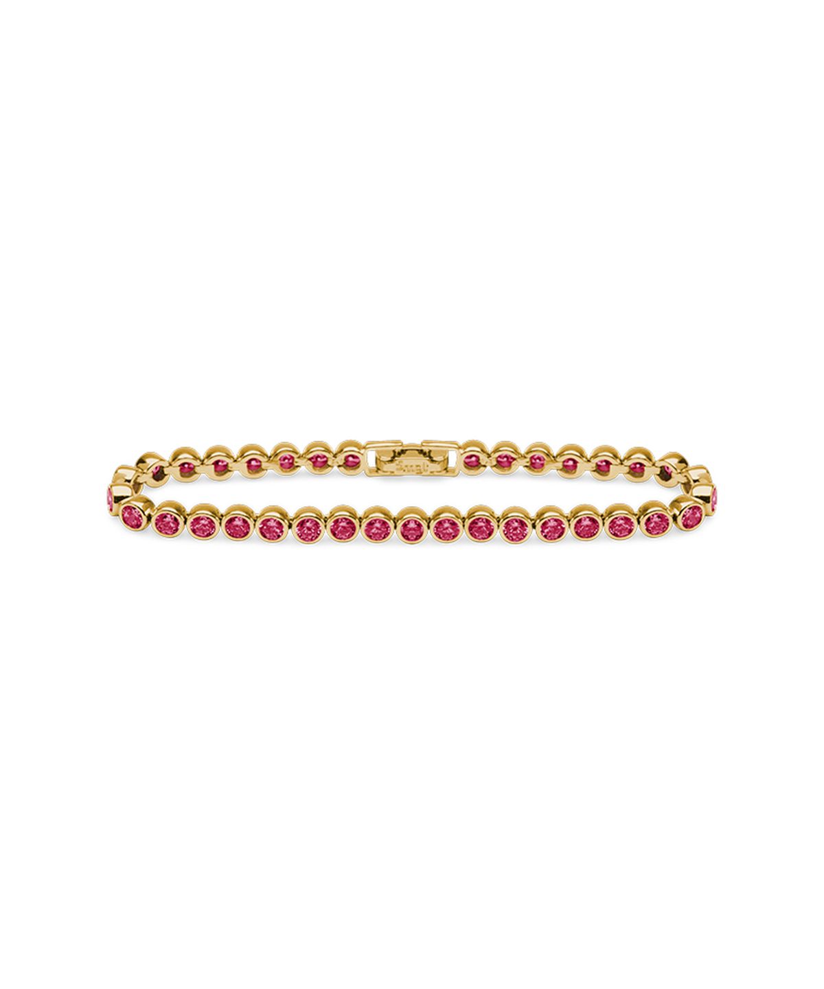 스몰굿띵(SMGT) BEZEL 베젤 테니스 팔찌 [RUBY]