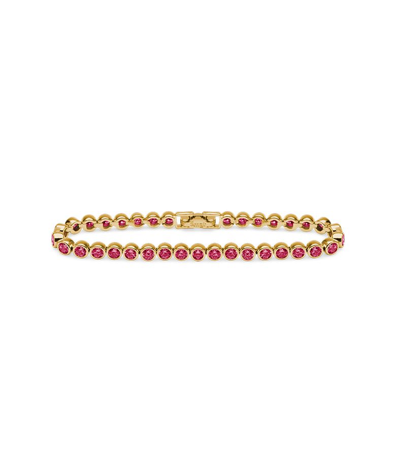 BEZEL 베젤 테니스 팔찌 [RUBY]