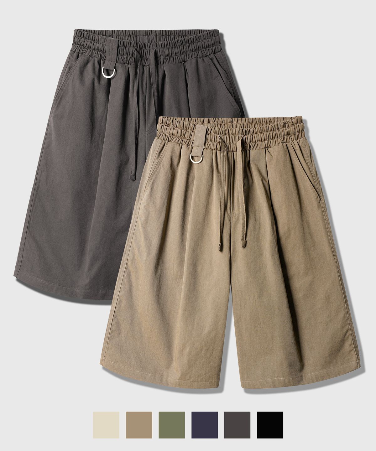 제멋(JEMUT) [2PACK] 카치온 D링 버뮤다 팬츠 6종 KJSP2701