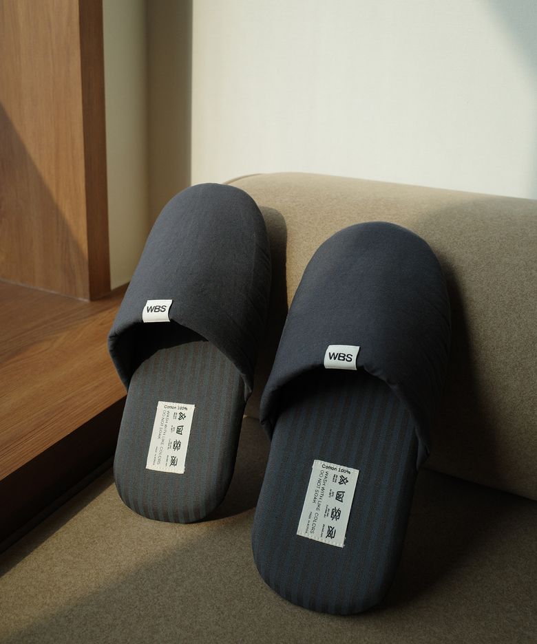 WBS Signature ROOM SHOES VER.2(DARK GREY)