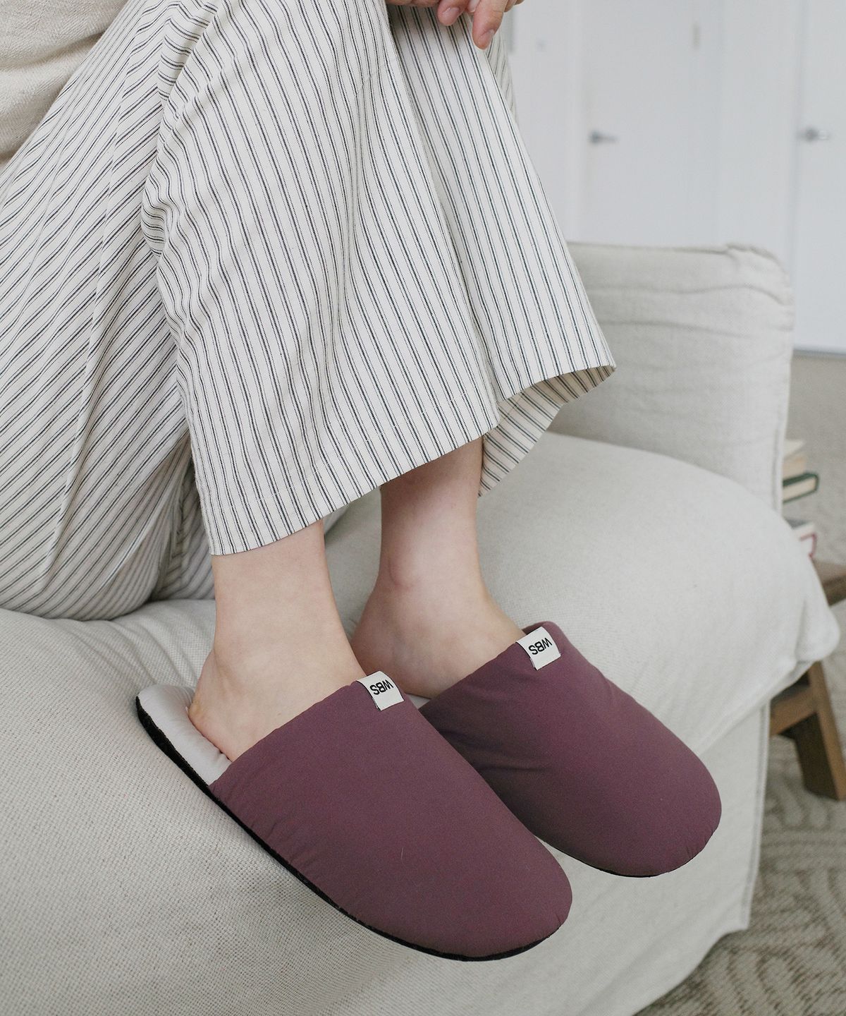 웨이베러시스(WAYBETTERSIS) WBS Signature ROOM SHOES (Dusty Rose)
