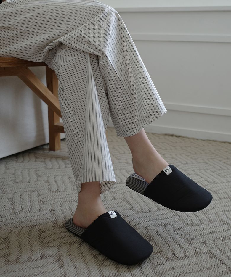 WBS Signature ROOM SHOES (Black)