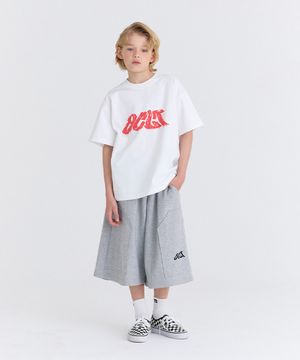 [SET] G12F14 블러디 데일리버뮤다 셋업 (화이트/그레이)