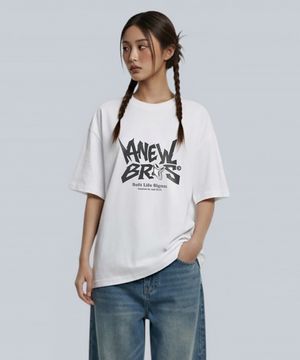 디어사인 오버핏 반팔티셔츠 4 Color [ANSE_2007]