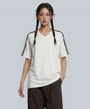 프레이아 트랙 브이넥 반팔티셔츠 4 Color [ANSV_1501]