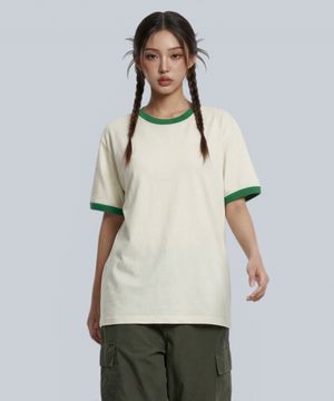 메이블 링거 루즈핏 반팔티셔츠 4 Color [ANSE_4501]