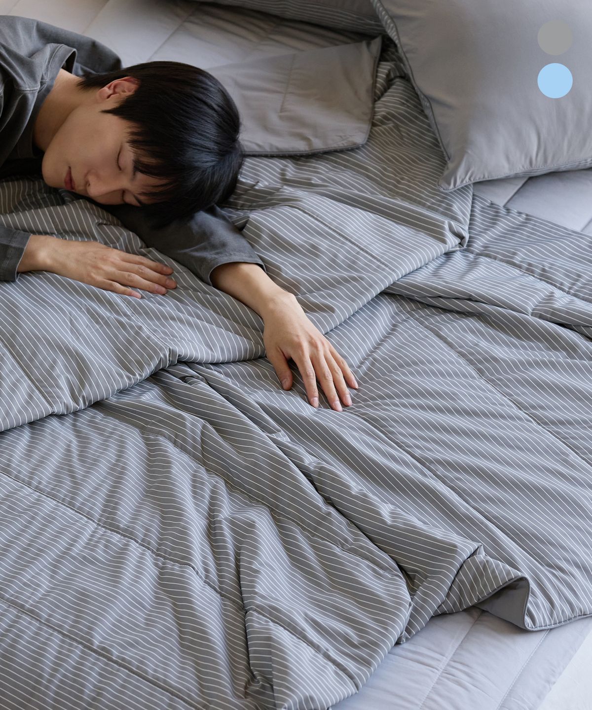 무신사 스탠다드 홈 & 프로덕트(MUSINSA STANDARD HOME & PRODUCTS) 쿨탠다드 냉감 차렵이불 Q/K (2 colors)