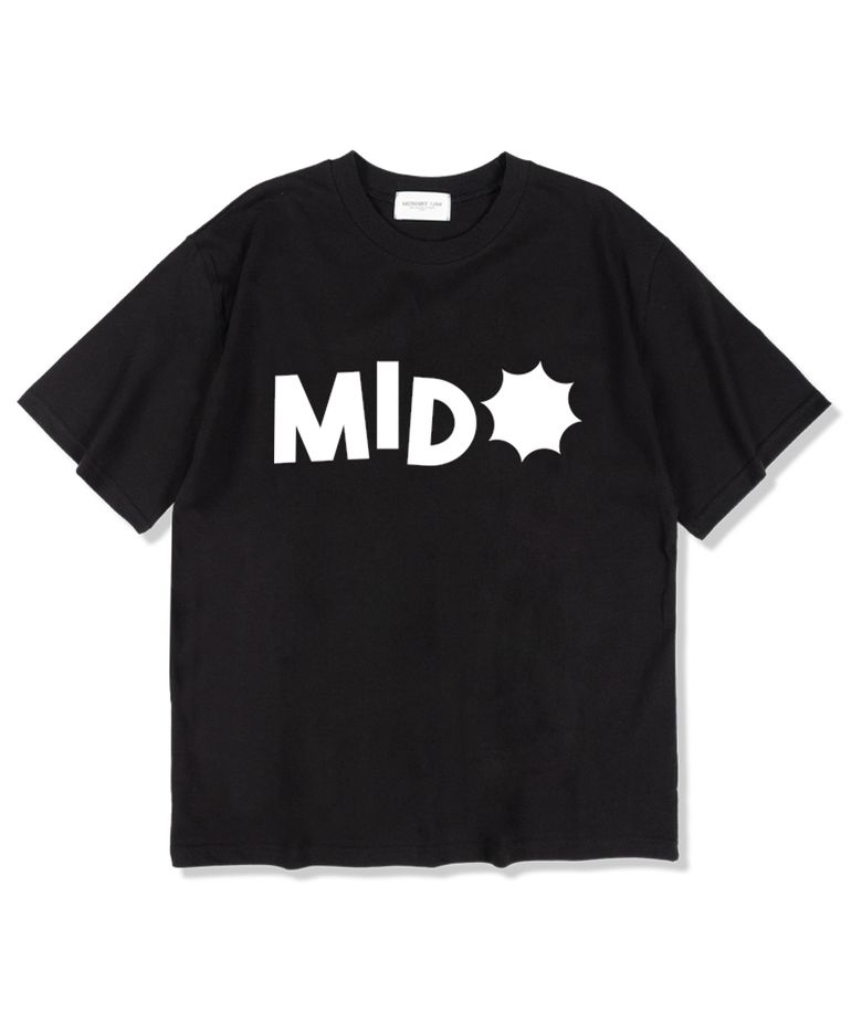 MID밤 반팔 티셔츠 블랙