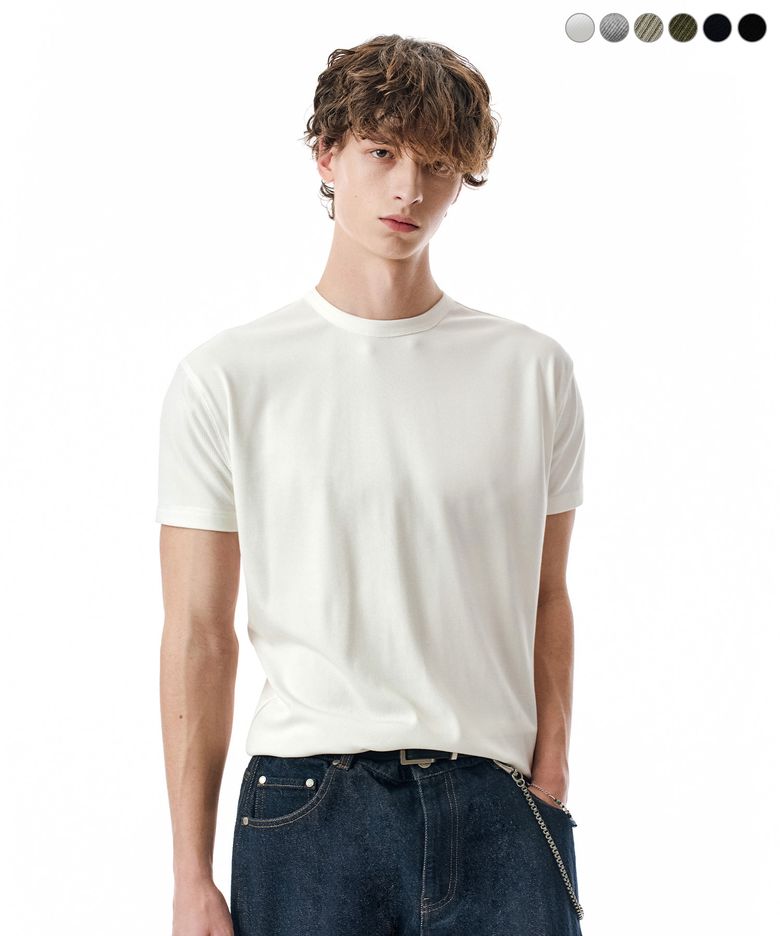 [옷미새 미홀 콜라보]Muscle Fit Tee [6 color]_SETS064