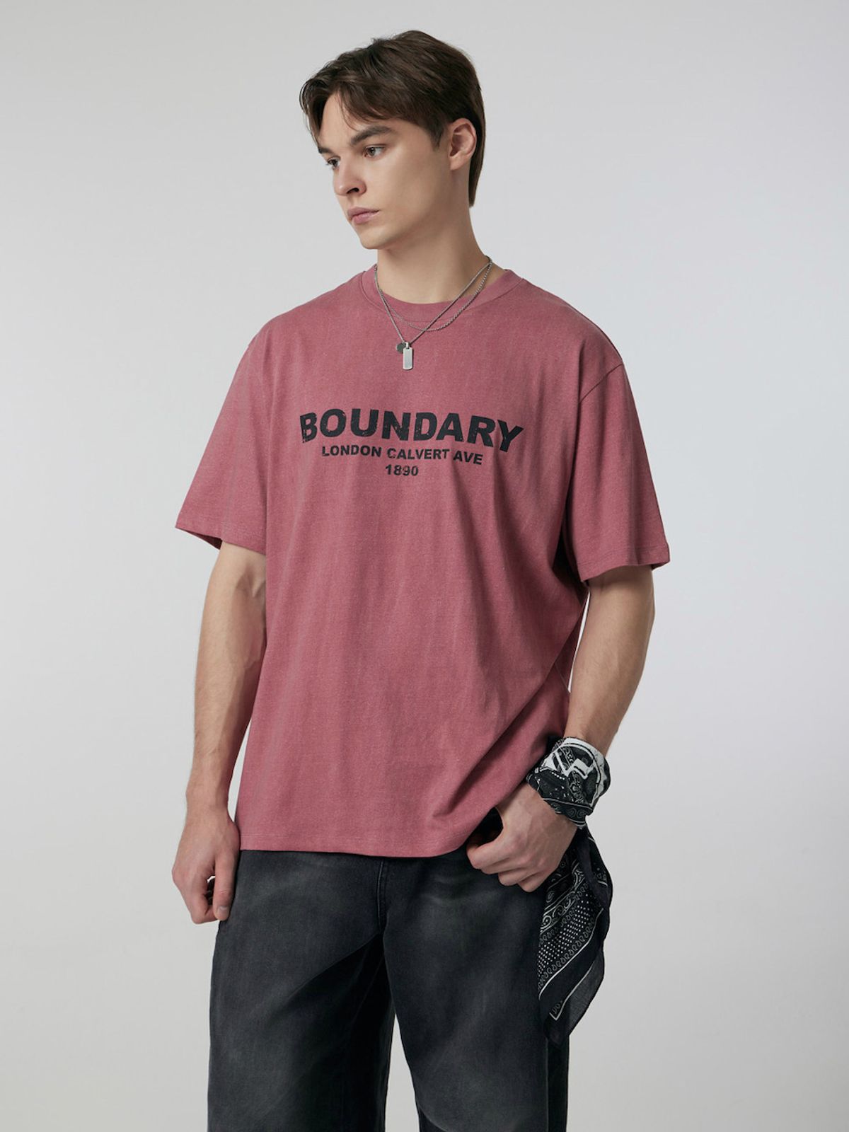 바운더리(BOUNDARY) LONDON CALVERT AVE 1890 T-SHIRT MP_B252PSM201