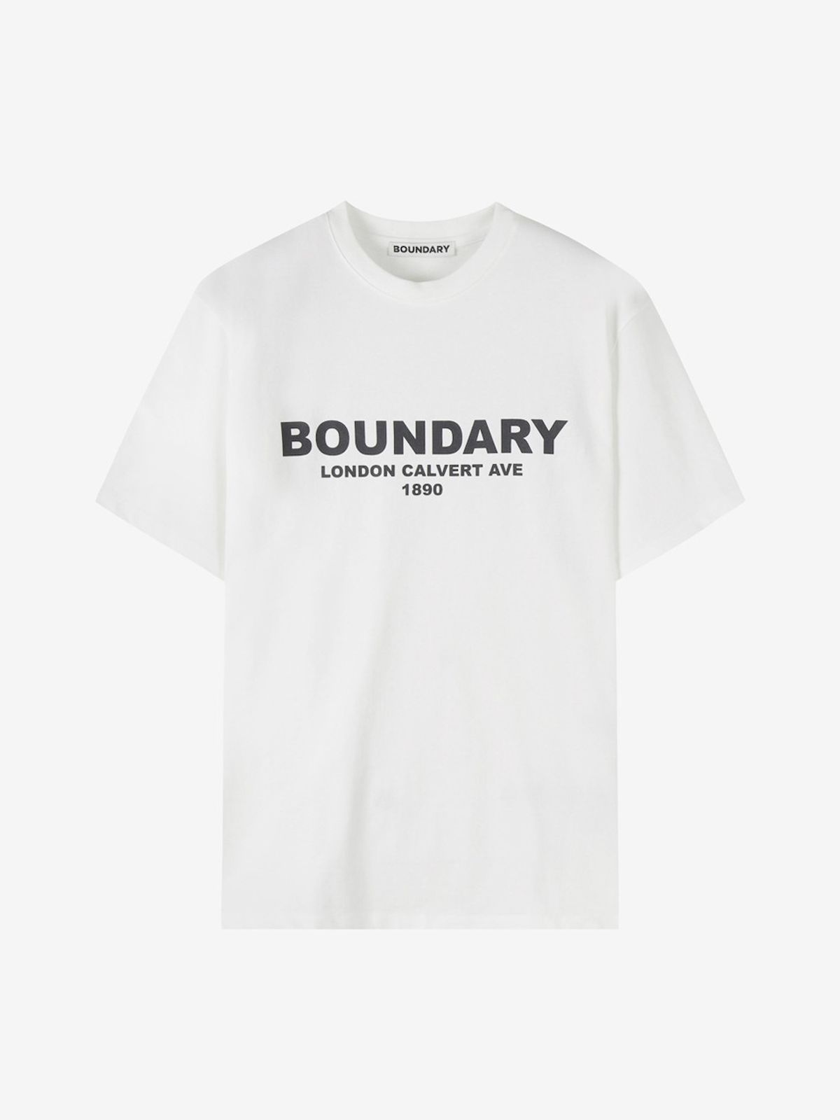 바운더리(BOUNDARY) LONDON CALVERT AVE 1890 T-SHIRT IV_B252PSM201