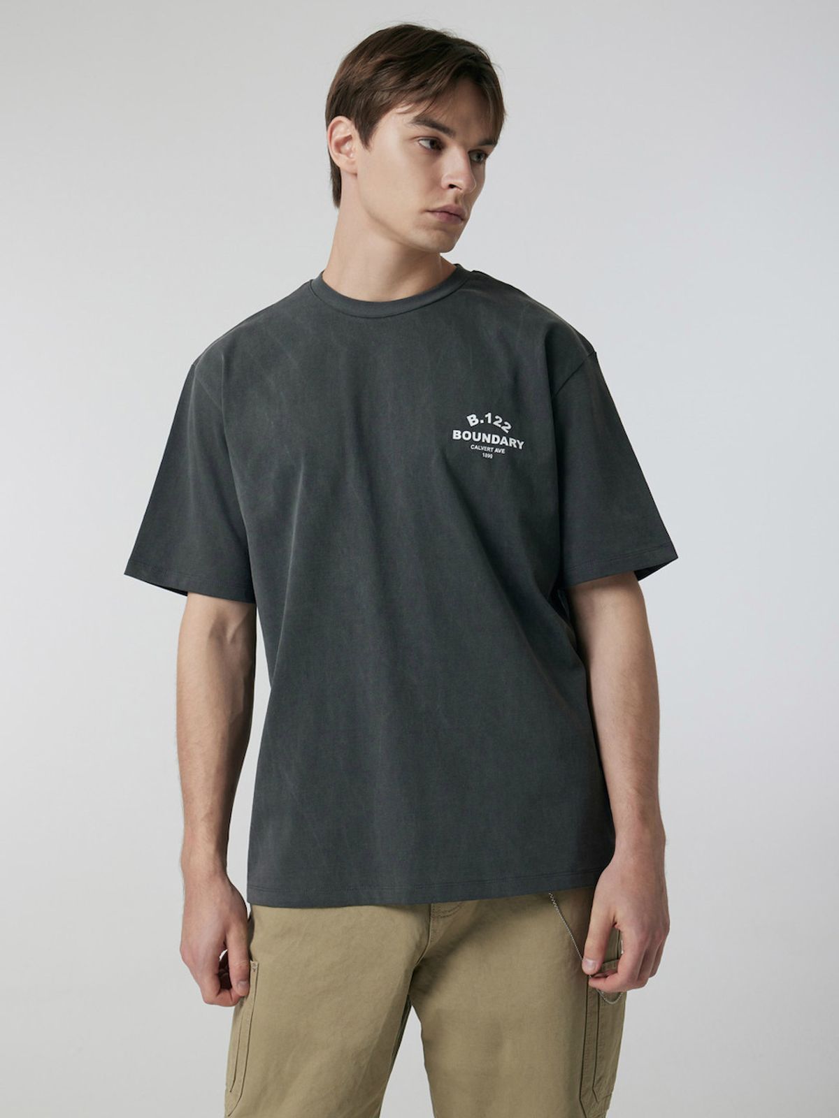 바운더리(BOUNDARY) MINI LOGO T-SHIRT CG_B252PSM206