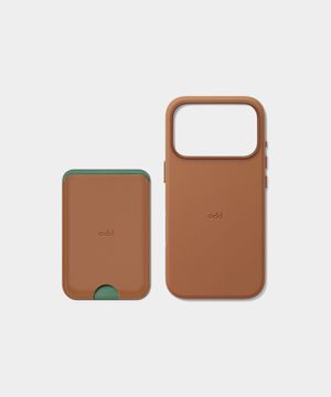 에이오드 가죽 맥세이프 케이스 + 포켓 가죽 맥세이프 카드 지갑