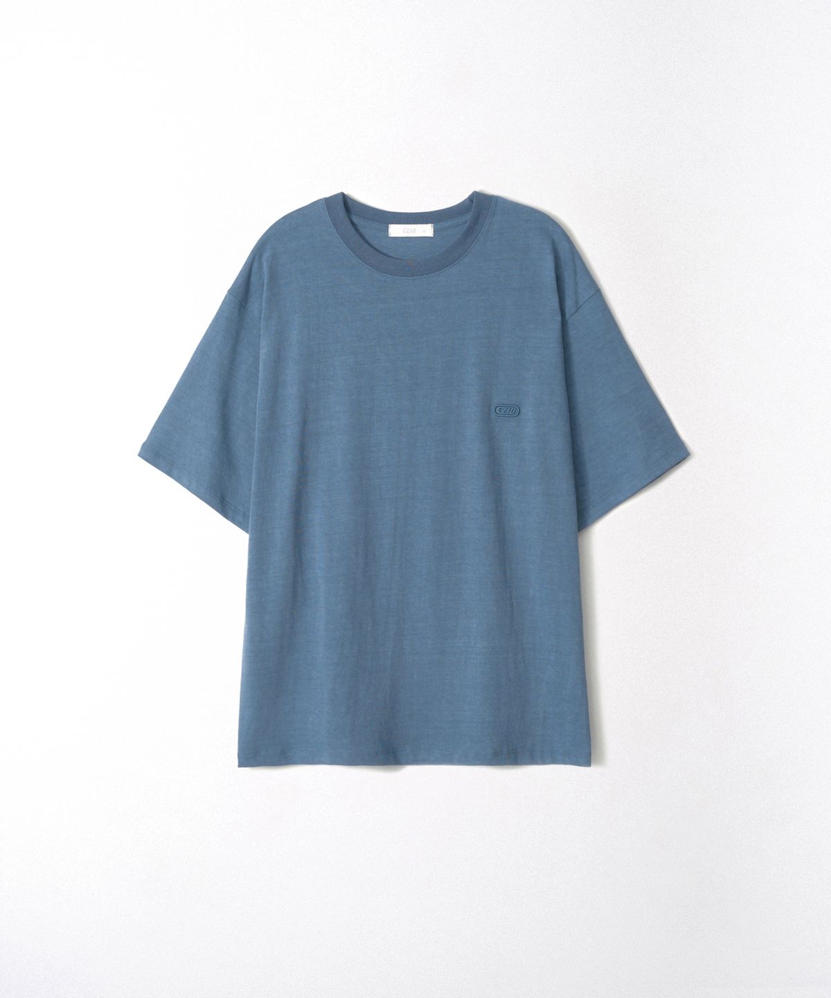 이지오(EZIO) Embroidery Logo T-shirt_Navy