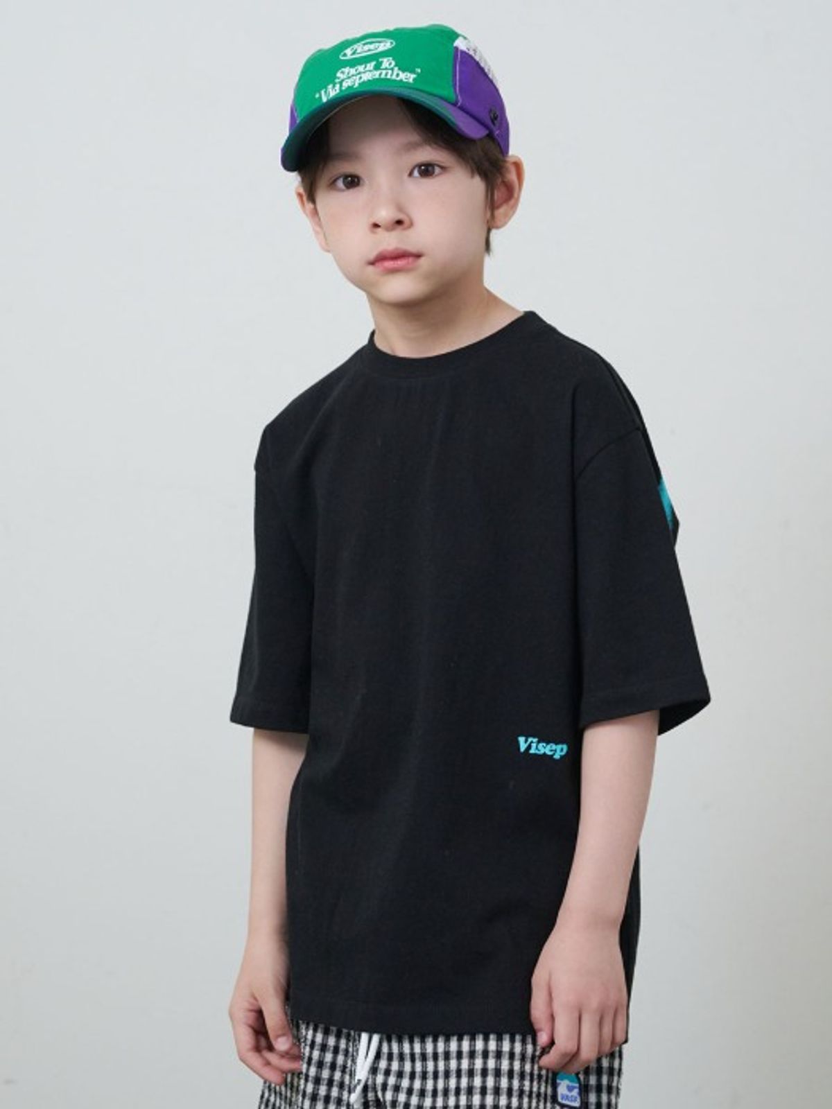 비아셉템버(VIASEPTEMBER) 노바 하프 티셔츠 블랙