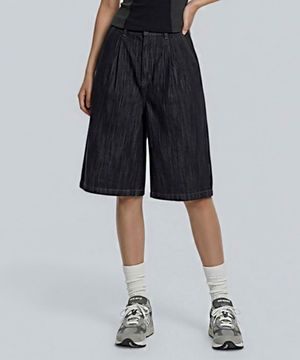 코엘노 와이드 버뮤다 생지 쇼츠 팬츠 2 Color [ANSD_6003]