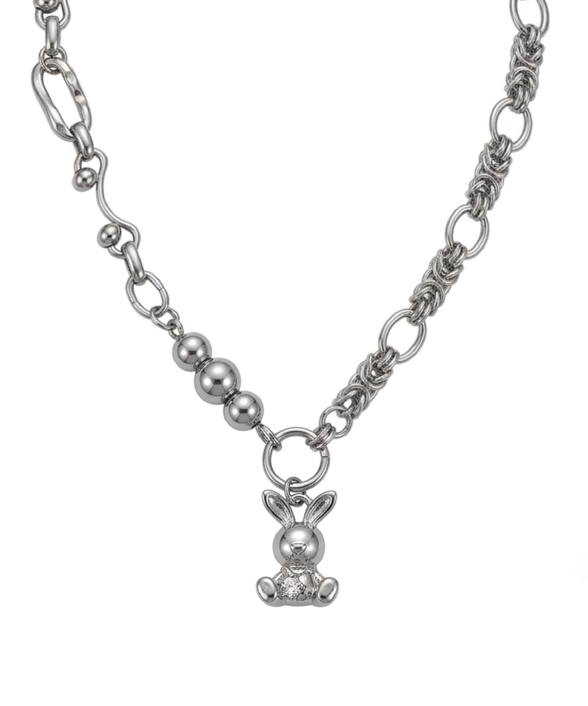 무아르모아(MOIREMOA) Lepus Layer Chain necklace