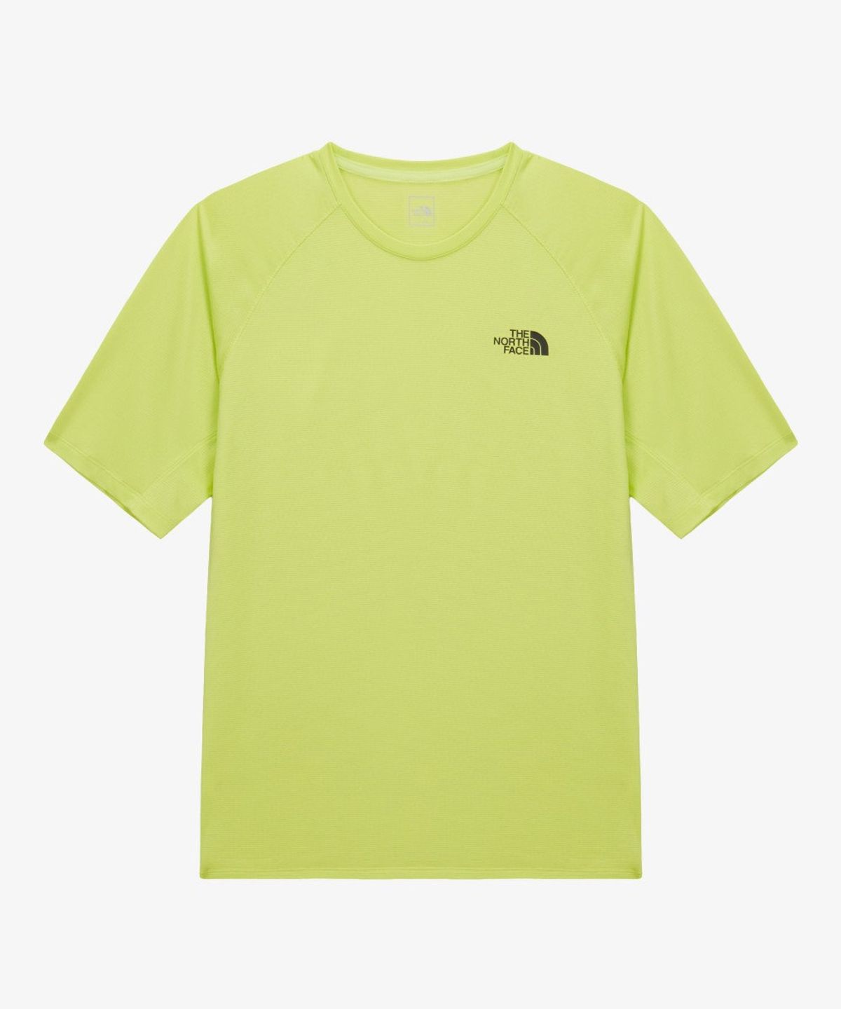 노스페이스(THE NORTH FACE) NT7US14F 남성 TNF 런 반팔 티 LIME