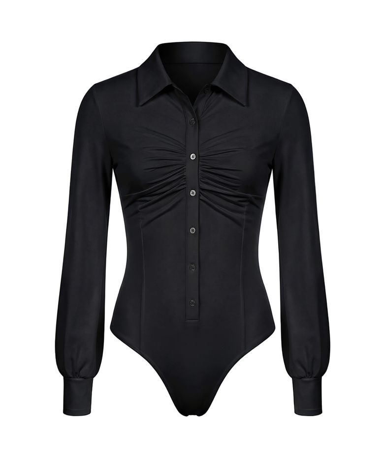 VON SHIRT BODYSUIT (BLACK)