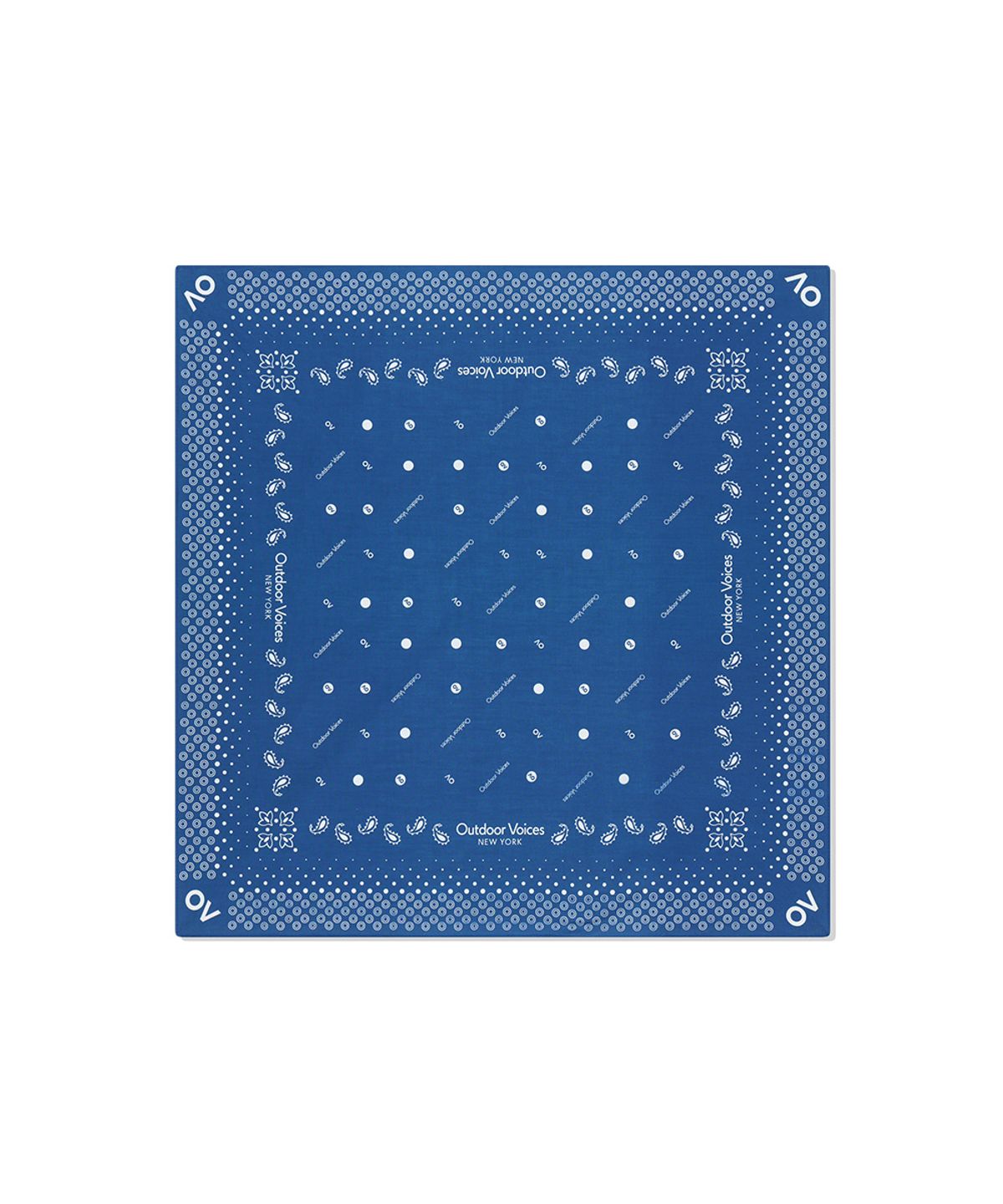 아웃도어 보이스(OUTDOOR VOICES) OV PAISLEY BANDANA (OV BLUE)