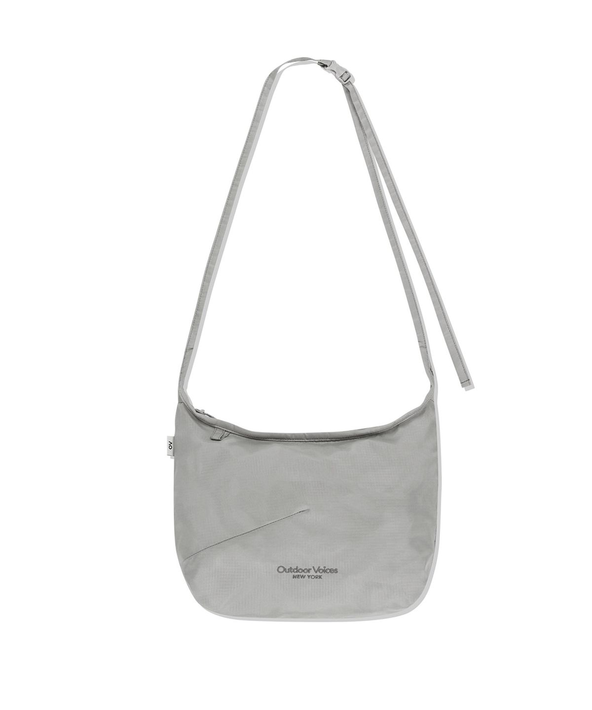 아웃도어 보이스(OUTDOOR VOICES) OV LIGHTWEIGHT SACOCHE BAG (LIGHT GRAY)