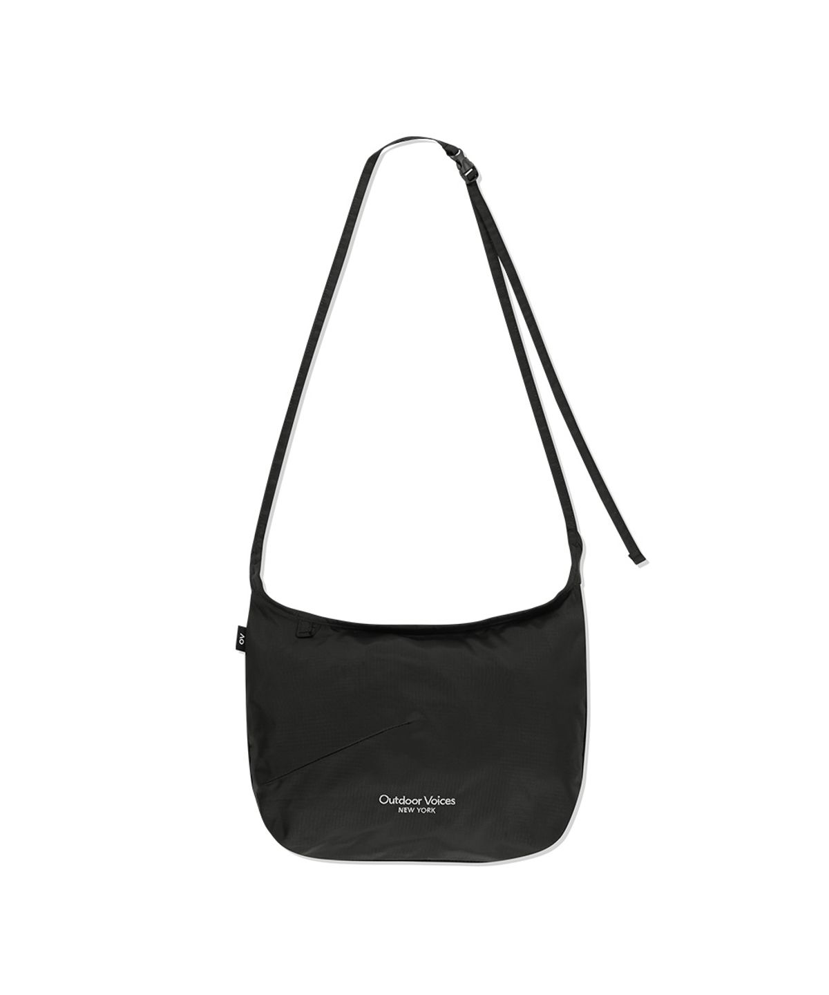 아웃도어 보이스(OUTDOOR VOICES) OV LIGHTWEIGHT SACOCHE BAG (BLACK)