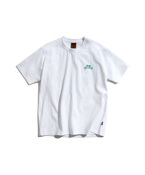 AQE 롱아일랜드 그래픽 반팔 티셔츠 화이트 FST358