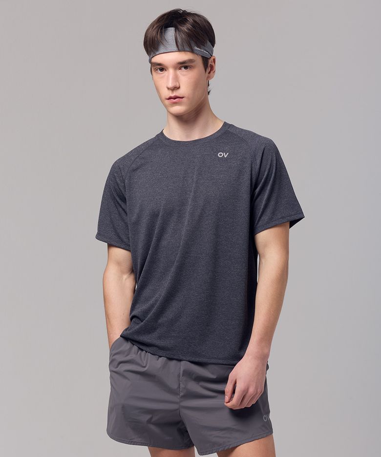 Technol-OV™ AIR FLEX TEE (HEATHER BLACK)