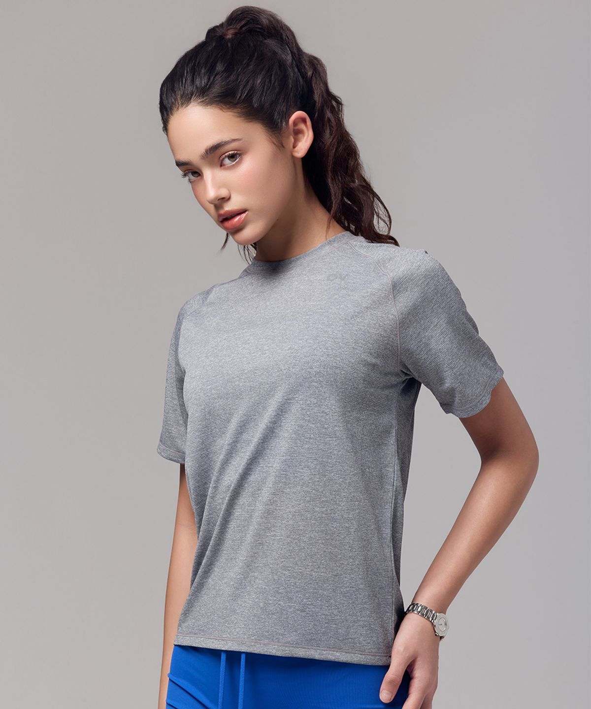 아웃도어 보이스(OUTDOOR VOICES) Technol-OV™ AIR FLEX TEE (HEATHER GRAY)