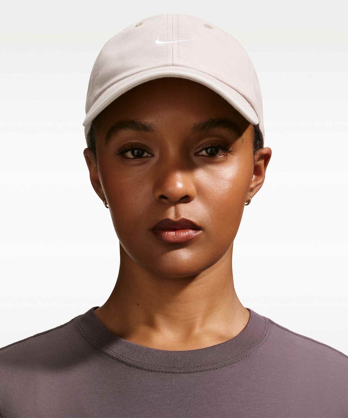 나이키(NIKE) 클럽 언스트럭처 데님 캡 - 칼리지 그레이:화이트 / HF0383-009