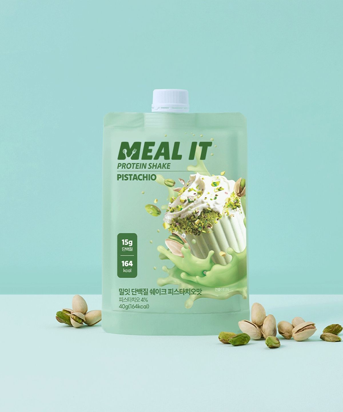 밀잇(MEAL IT) 단백질 쉐이크 40g 피스타치오맛