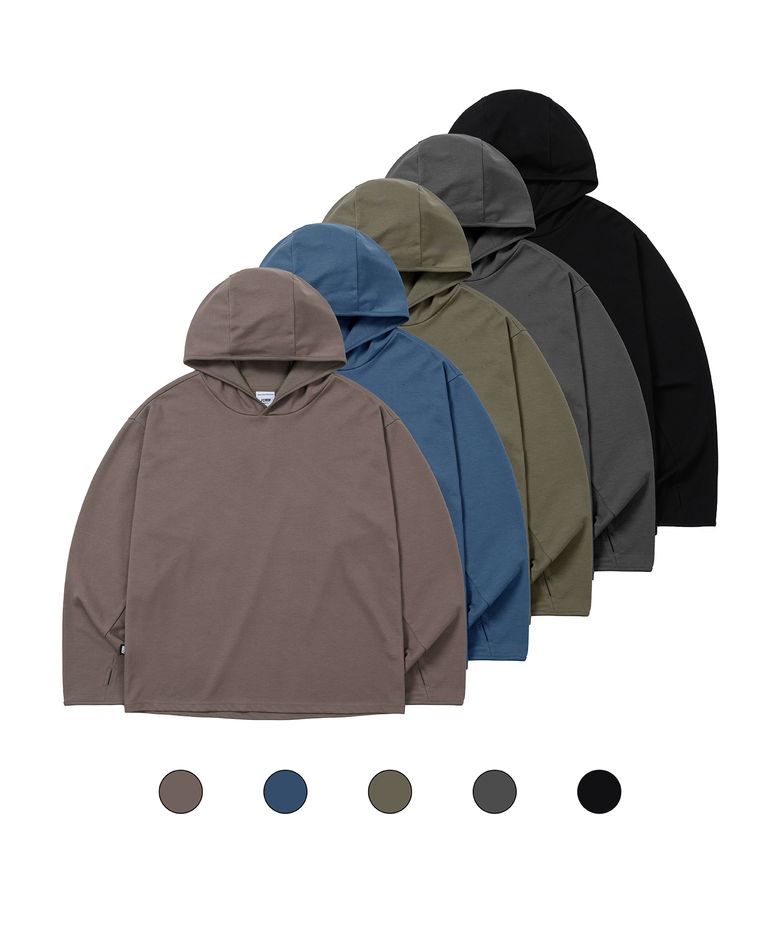 드라이 하이브리드 롱슬리브 후디 5color
