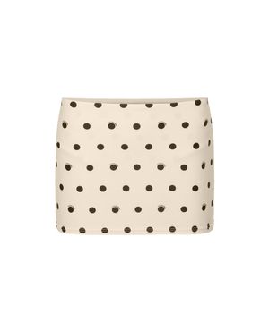 LA DOLCE DOT SWIM SKIRT_Vanilla