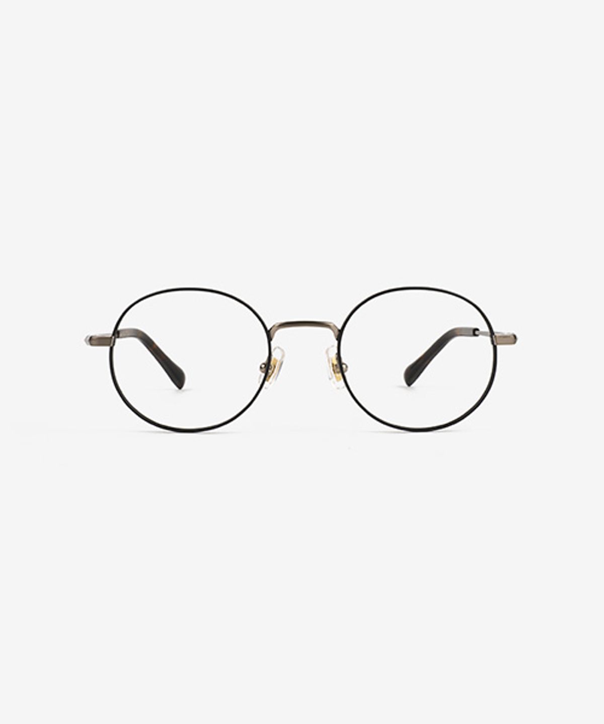 테츠오 아이웨어(TETSUO EYEWEAR) LS-04T 안경테 C1 BLACK&MATTE BROWN