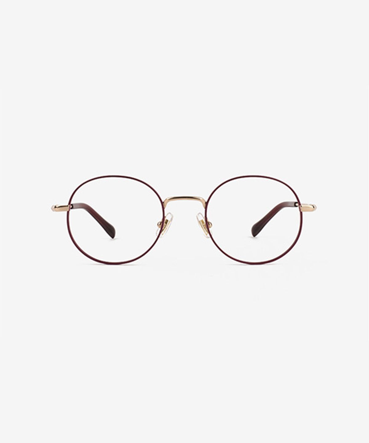 테츠오 아이웨어(TETSUO EYEWEAR) LS-04T 안경테 C2 ROSEGOLD &PLUM