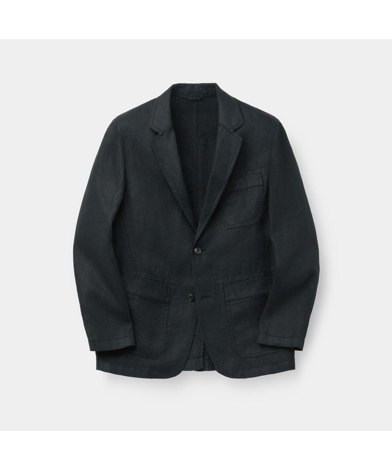 (SET UP) IRISH LINEN 레귤러핏 자켓 SAJAM26441BKX