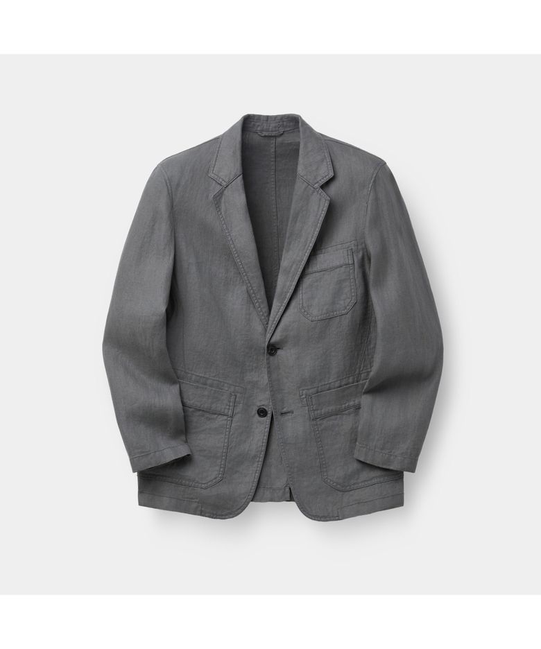 (SET UP) IRISH LINEN 레귤러핏 자켓 SAJAM26441GYX