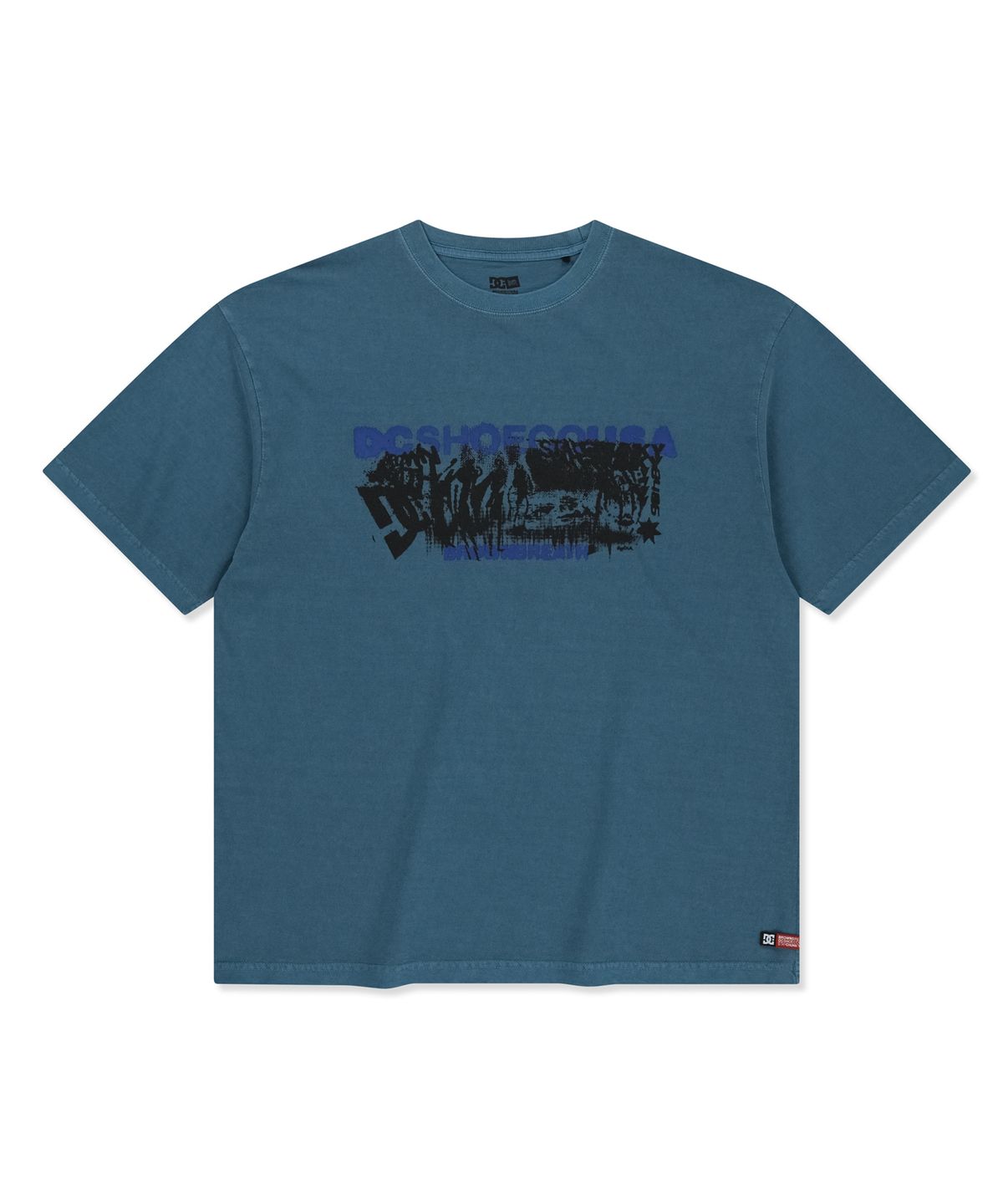브라운브레스(BROWNBREATH) BXD CHUNKY PIGMENT TEE - BLUE