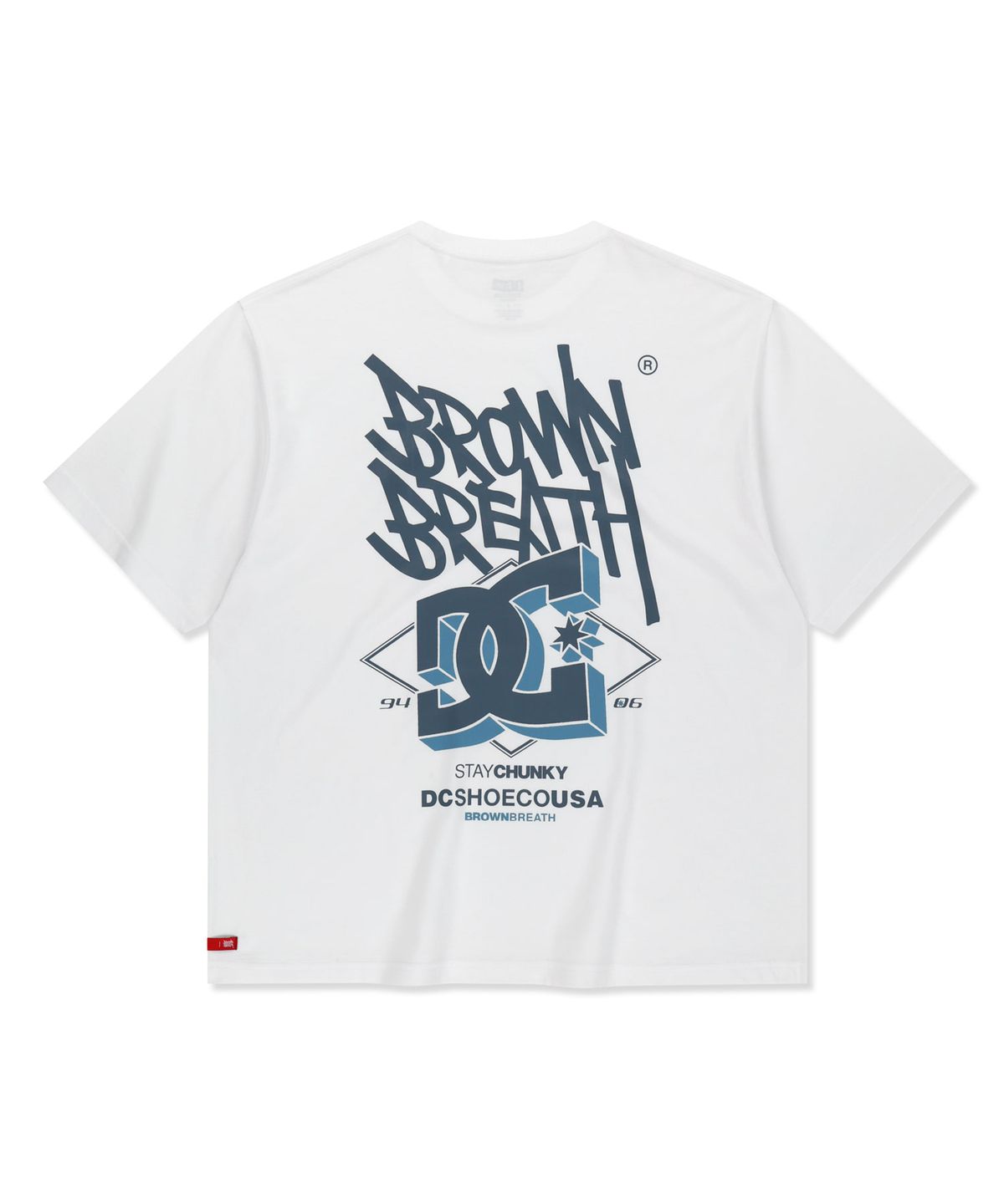 브라운브레스(BROWNBREATH) BXD CHUNKY TEE - WHITE