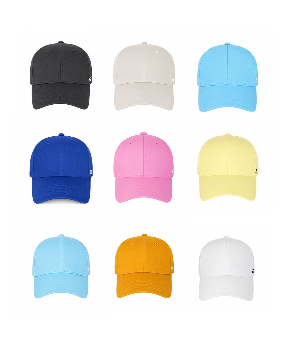 블랙리클루시브(BLACK RECLUSIVE) 면 16수 무지 하드볼캡 9colors (BKF2UCW001)
