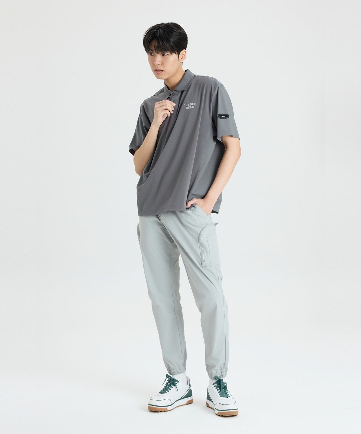 골든베어(GOLDEN BEAR) (M) Zipper Cargo Pants G4PAM26251GYL
