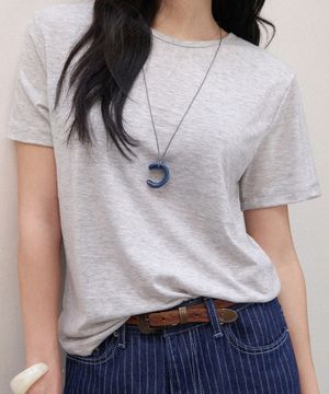 [2pack] 모르브 커브넥 반팔탑