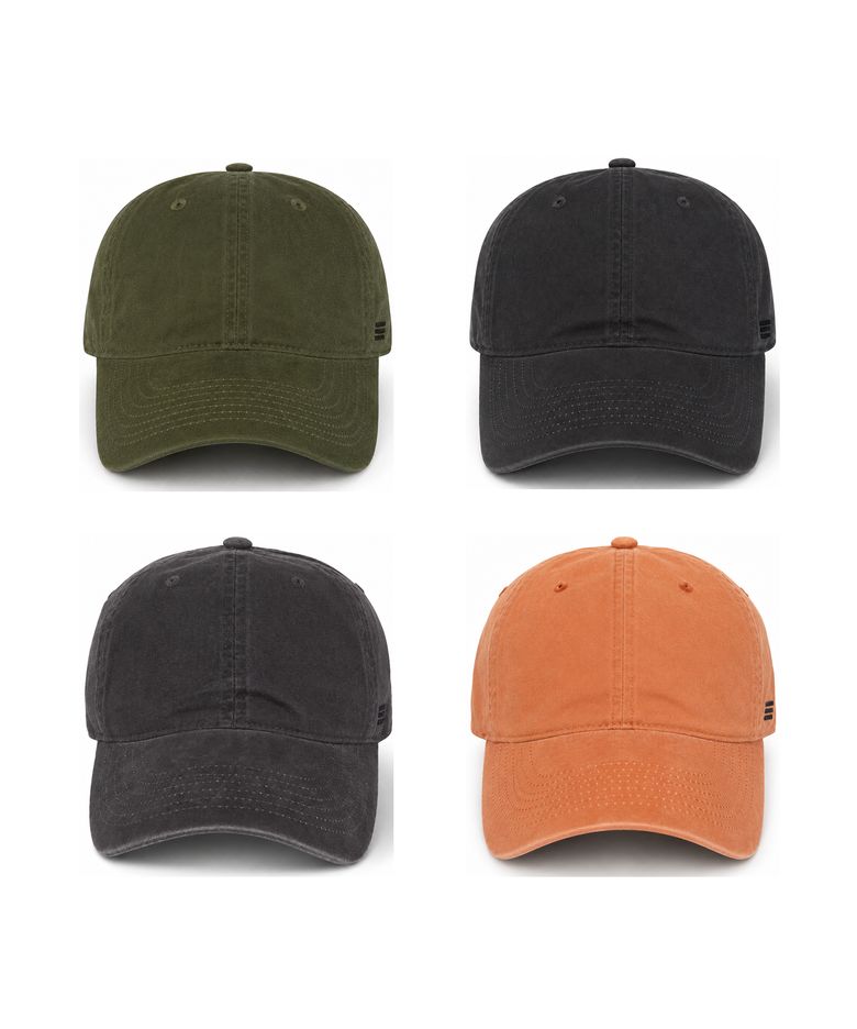 워싱 무지 볼캡 4colors (BKF2UCW005)