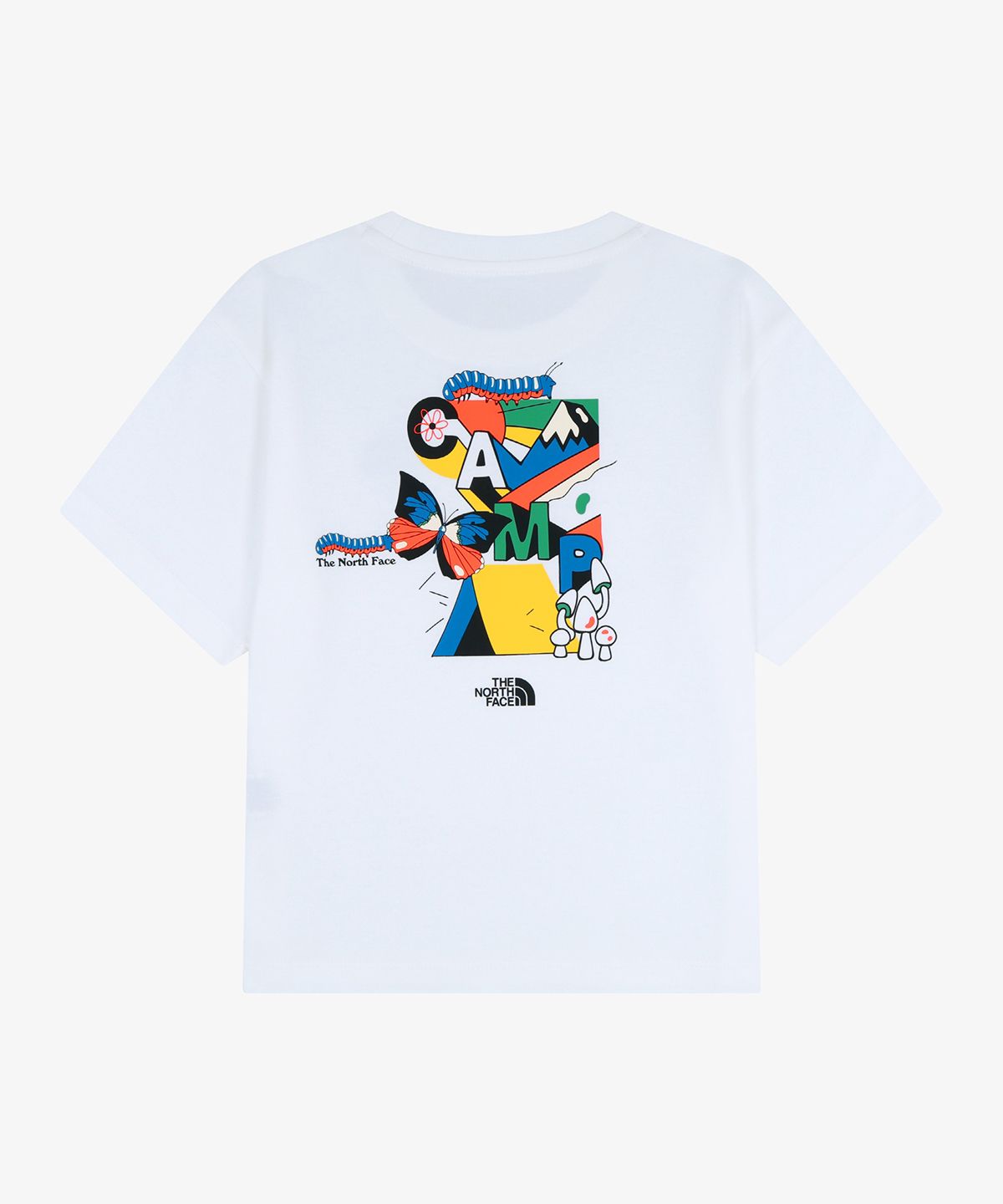 노스페이스 키즈(THE NORTH FACE KIDS) 키즈 캠프아웃 반팔 티 NT7US03S_WHT
